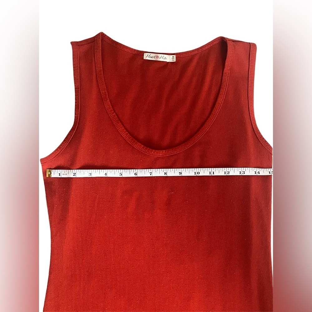 Heart Hips Women’s Tank Top Rich Red Midi Dress. Size: Medium. Good Condition. - Picture 8 of 9